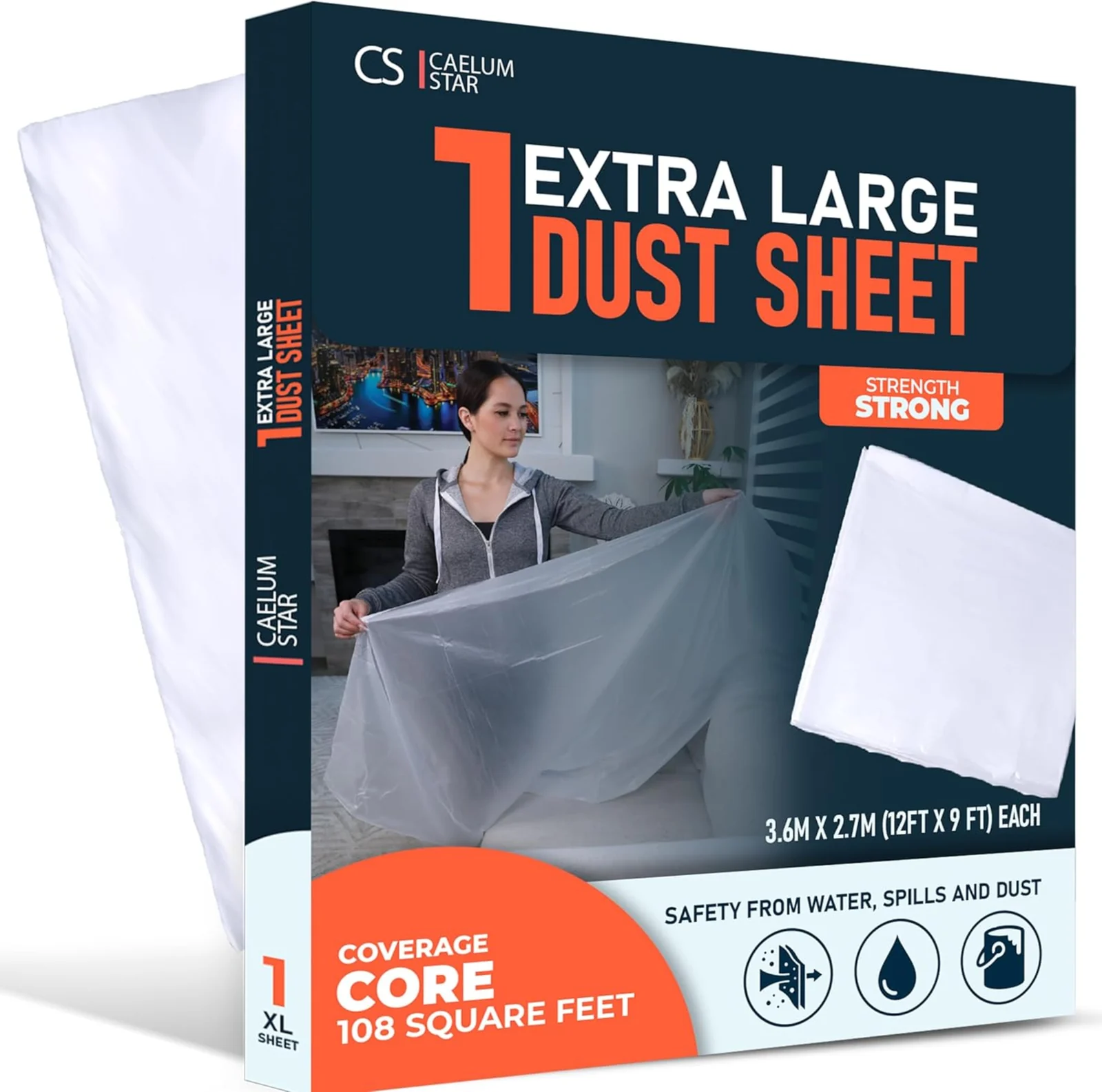 CS 3 Pack Extra Large Dust Sheets by Caelum Star
